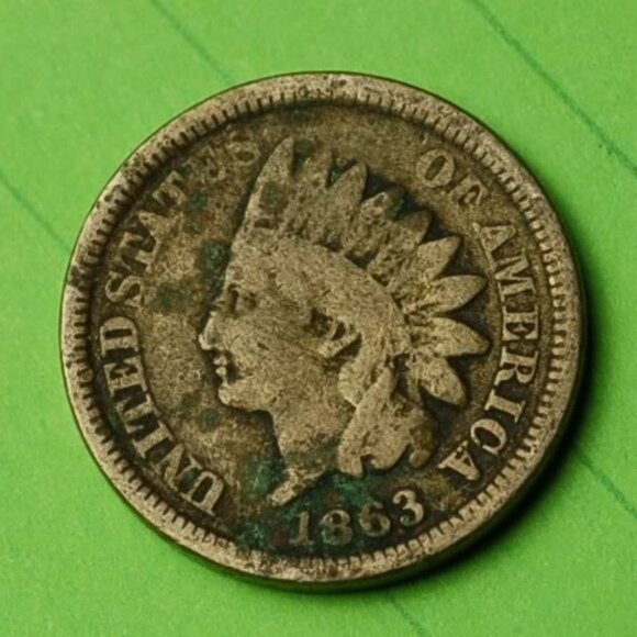 Accessories - CIVIL WAR ERA!! 🌟1863 Indian Head Cent Penny 1c Lot X3🌟